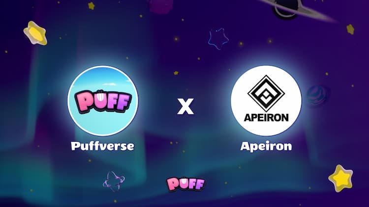 Apeiron announces partnership with Puffverse