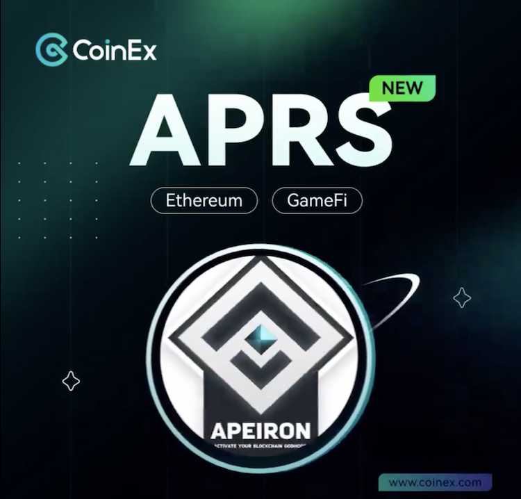 Apeiron $APRS lists on CoinEx on April 24th