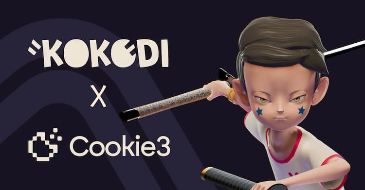 KOKODI partners with Cookie3 to enhance the web3 gaming experience for players.