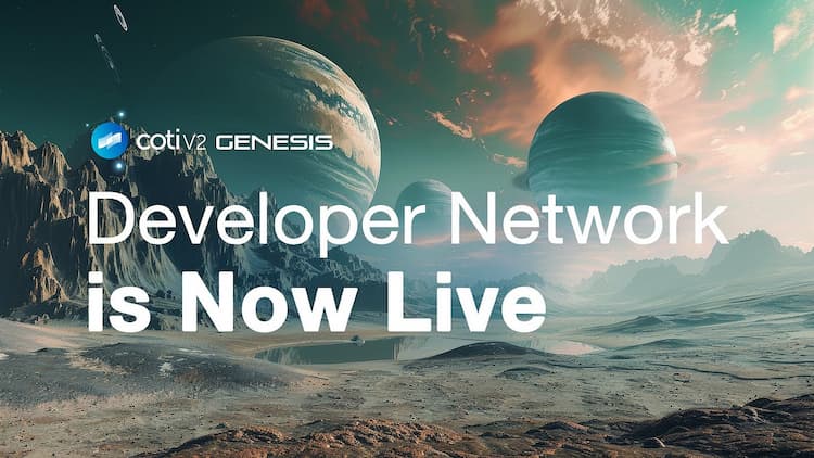 COTI announces the launch of the COTI V2 developer network and $52M Grant Program