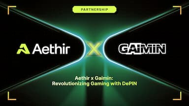 Aethir teams up with Gaimin to empower global Web3 gaming through DePIN technology.