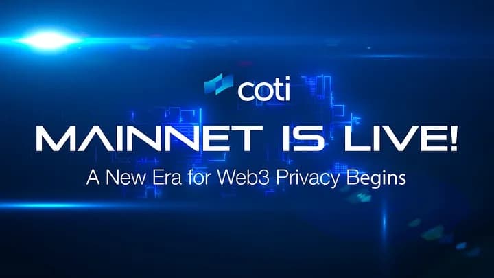 COTI launches its V2 Mainnet, introducing a scalable Privacy-on-Demand solution for Web3.