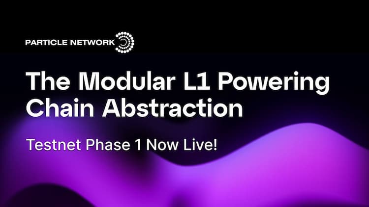 Particle Network launches Testnet Phase 1 of its Modular Layer 1