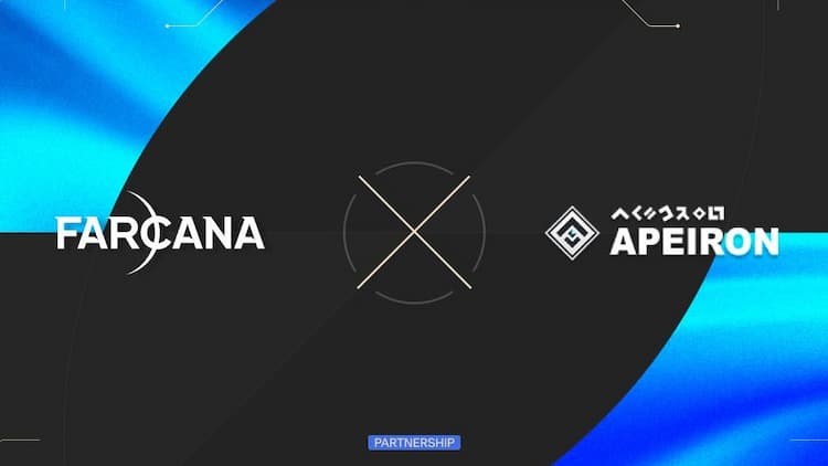 Apeiron join forces with Farcana to introduce a tactical shooter that combines fast-paced gameplay with blockchain integration, enhancing the gaming ecosystem.