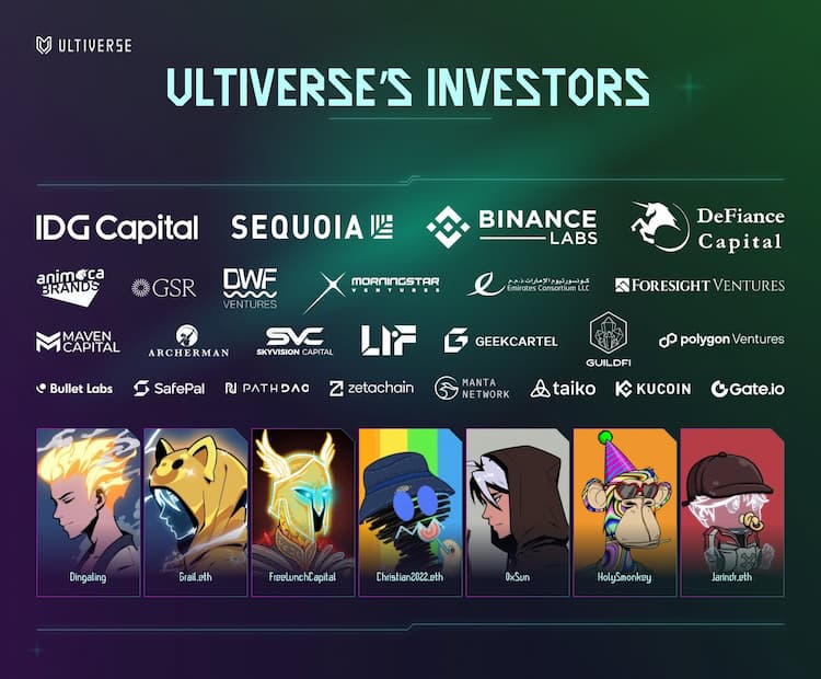 Ultiverse raises $4M in a strategic funding round backed by IDG Capital, Binance Labs, Morningstar Ventures and others